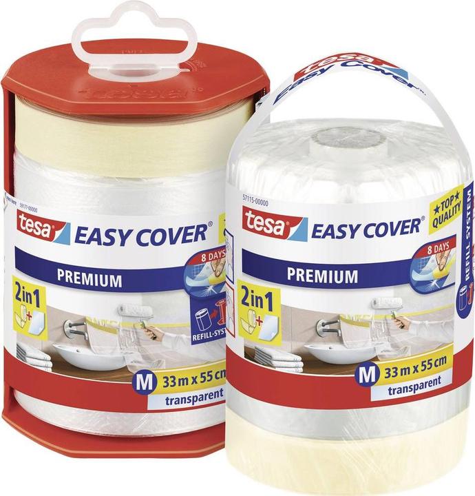 Actual product image tesa EASY COVER Premium masking film for painting work incl. dispenser (550 mm)