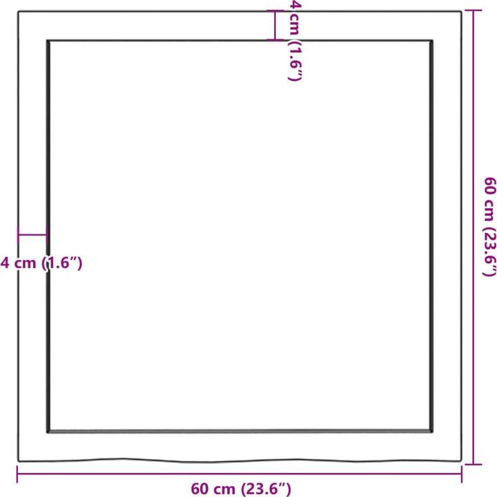 Produktbild VidaXL Emerald (60 x 6 x 60 cm)