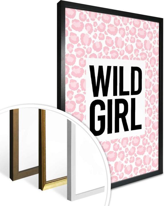 Produktbild Trenddeko Leopard - Wild Girl (40 x 50 cm)