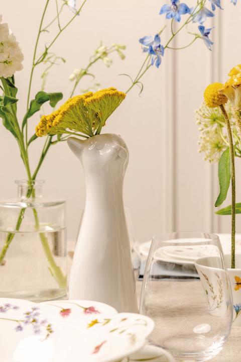 Produktbild Hutschenreuther Katzen-Vase - Weiss - Vase 20 cm (1 x)