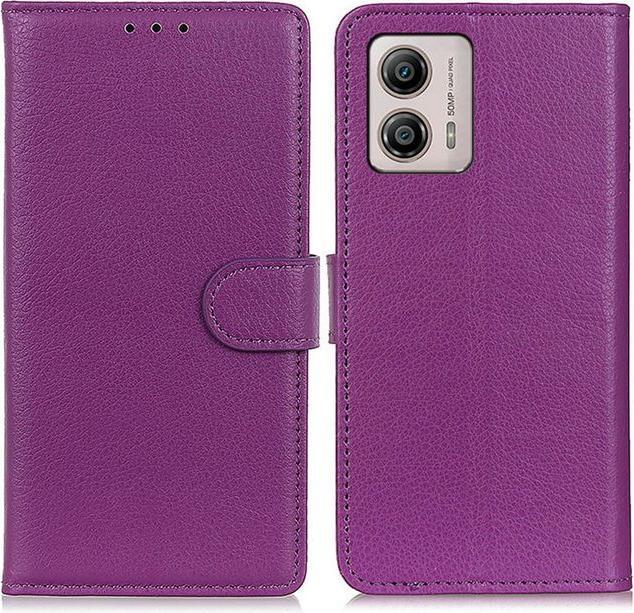 Produktbild MU Classic Litchi Leder Bookcover Series (Motorola Moto G13, Motorola Moto G23)