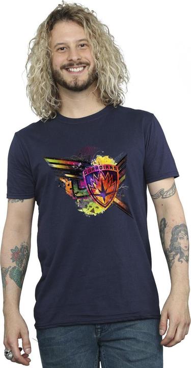 Produktbild Guardians Of The Galaxy Abstract Shield Chest TShirt (XL)