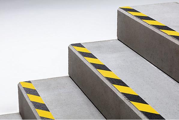 Actual product image Durable Anti-slip tape DURALINE GRIP+ wide /yellow (50 mm)