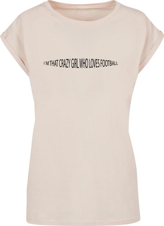Actual product image Merchcode Ladies Football Girl Extended Shoulder Tee - 118091 (L)