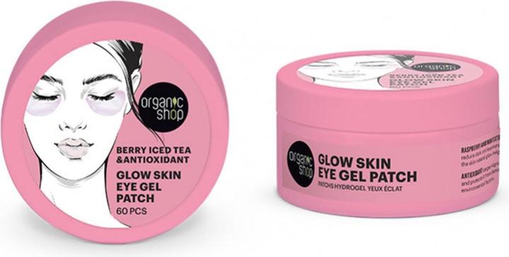 Organic Shop Beeren-Eistee-Augengel Glow Skin 60 Einheiten (Gel)