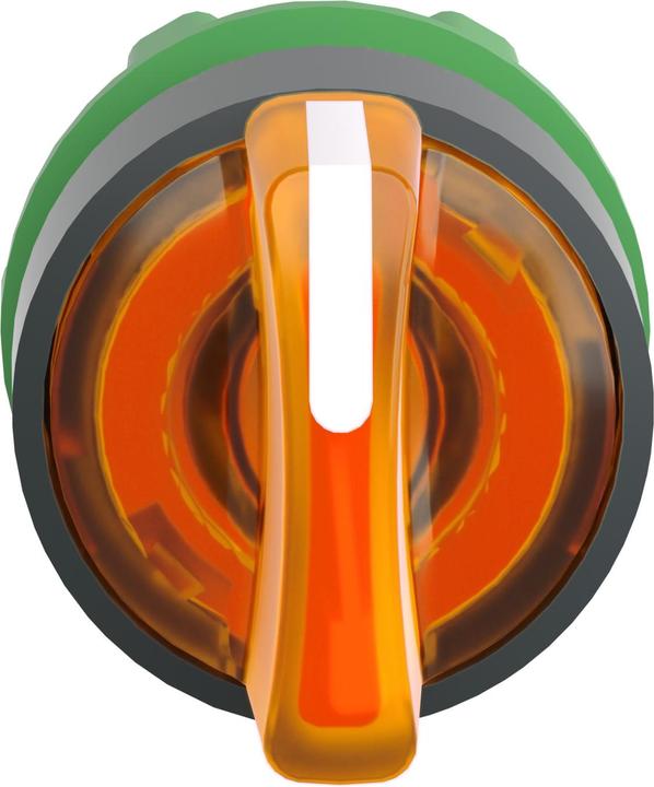 Produktbild Schneider Electric 22mm Selector Switch Orange Illum 3 Pos.