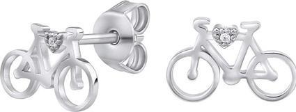 Silvego Silver bicycle bicycle earrings MW14247 (925 Sterling Silber)