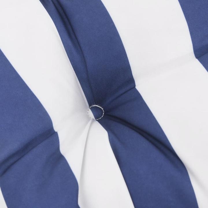 Produktbild VidaXL Palettenkissen 2 Stk. Blau & Weiss Gestreift Oxford-Gewebe