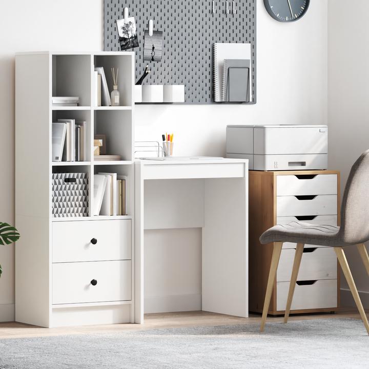 Produktbild VidaXL Minimalistischer Schreibtisch Weiss Spanplatte 60 x 40 x 76 cm (60 x 40 x 76 cm)