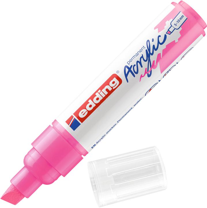 Immagine prodotto Edding Marcatore acrilico 5000 Wide (Rosa neon, 10 mm, 1 x)