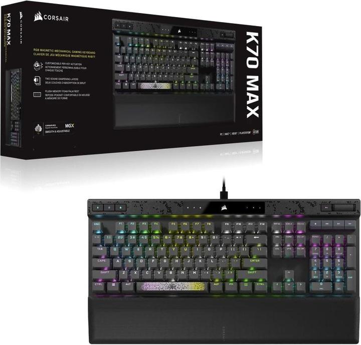 Productafbeelding Corsair K70 MAX RGB (NL, Bedraad)