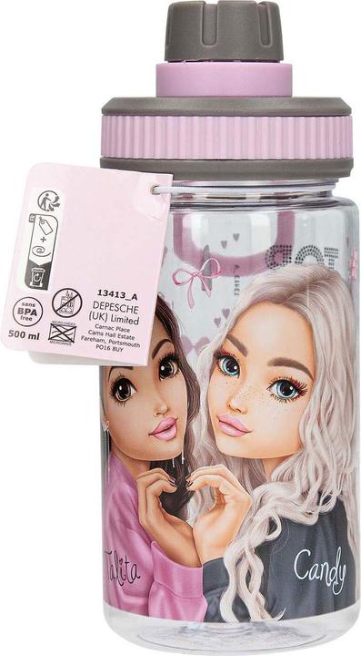 Productafbeelding Top Model Topmodel - TOPModel Drinking Bottle MY BFF - Cool Pink and Grey - 500 ml (413413) (0.50 l)