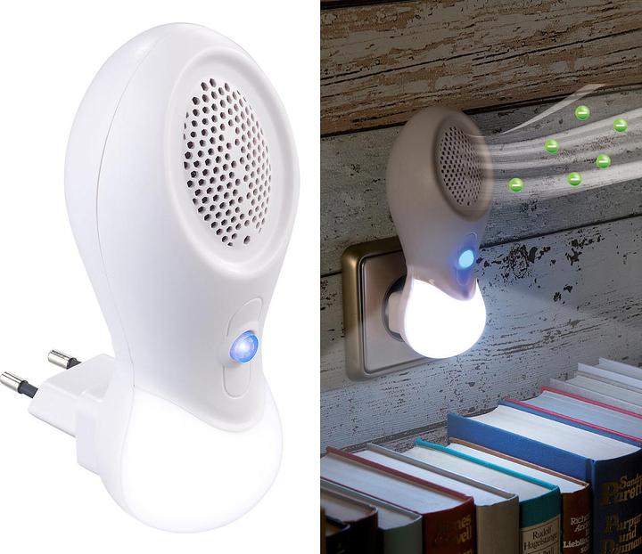 Produktbild Newgen medicals 2in1-Steckdosen-Ionisator-Luftreiniger & LED-Nachtlicht (15 m²)