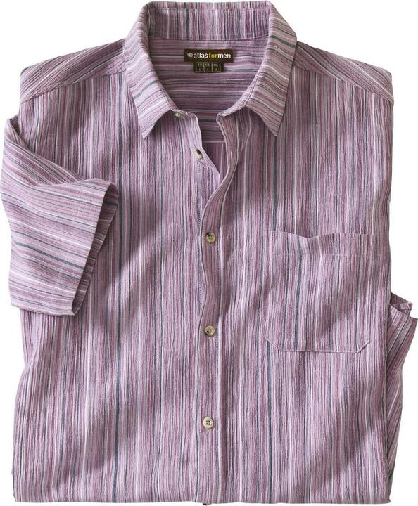 Immagine prodotto Atlas For Men Palma Camicia Effetto Crepe Strisce Uomo (L)