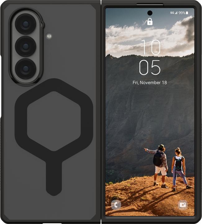 Actual product image UAG Mouve Case with magnetic module- Samsung Galaxy Z Fold7- ash (Samsung Galaxy Z Fold7)
