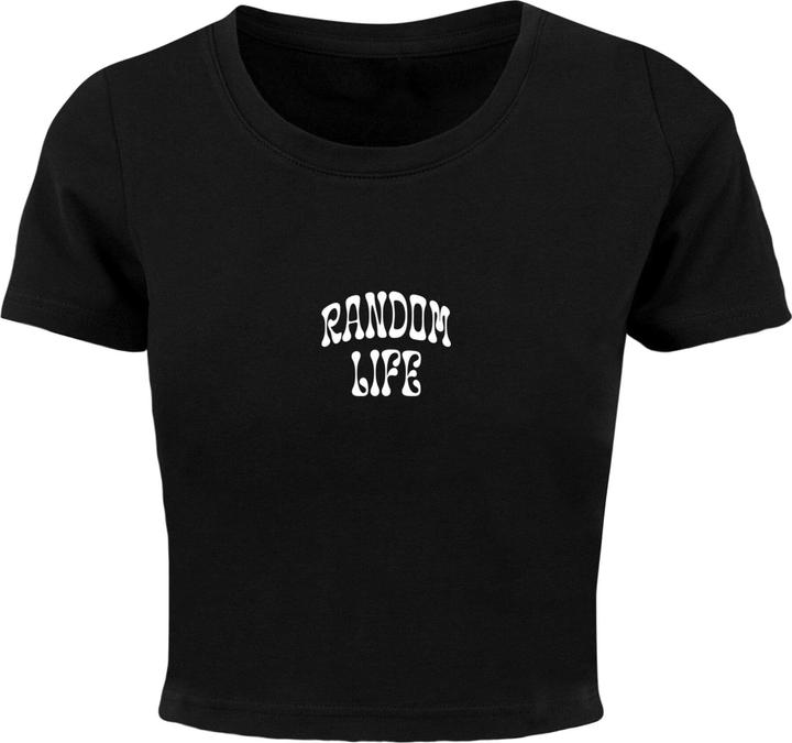 Merchcode Ladies Random Life Cropped Tee - 118457 (XL)