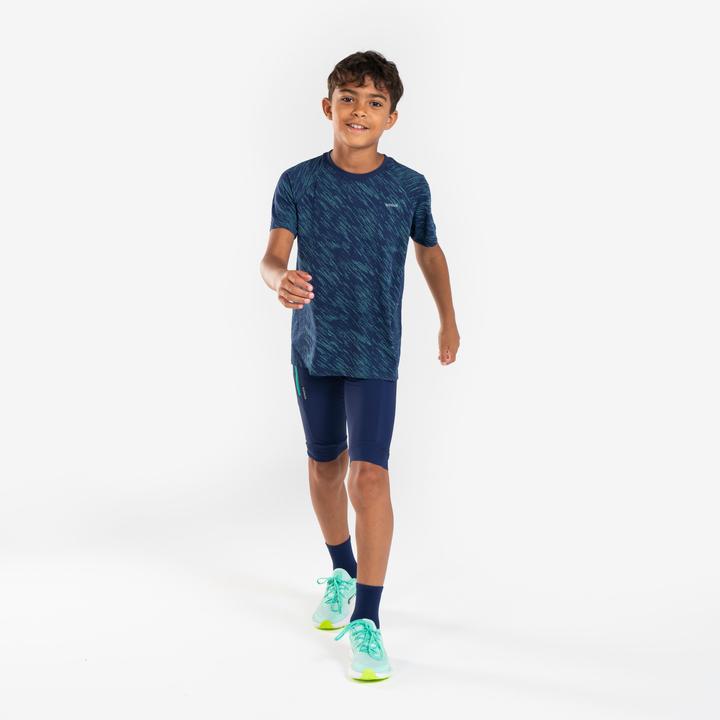 Produktbild Kiprun Laufshirt Kinder ultraleicht - Light 900 blau/grün (152)
