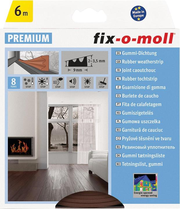 Produktbild Fix-o-moll E-Profil Gummi-Dichtung
