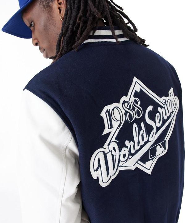 Actual product image New Era Varsity College Jacket - WORLD SERIES LA Dodgers - L (L)