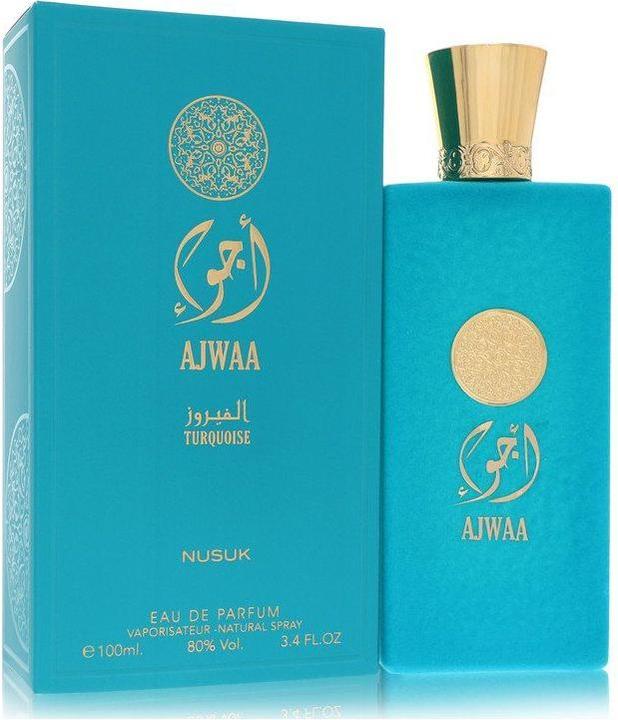 Actual product image Nusuk Ajwa Turquoise Eau De Parfum 100 Ml (Eau de parfum, 100 ml)
