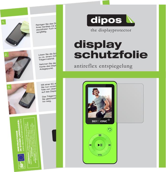 Actual product image Dipos Screen Protector Anti-Glare (Screen protector, Bertronic BC09 Royal MP3 Player)