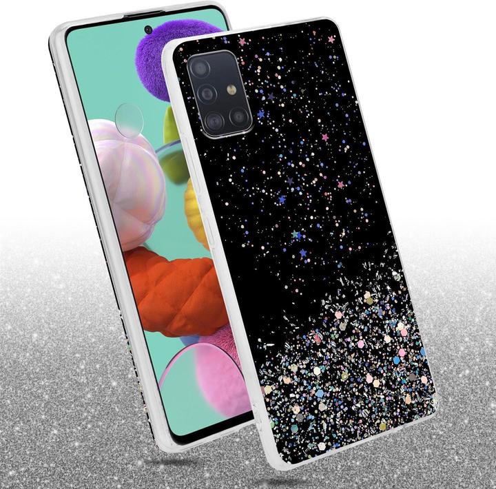 Image du produit Cadorabo Couverture TPU paillettes scintillantes (Samsung Galaxy A51 5G)
