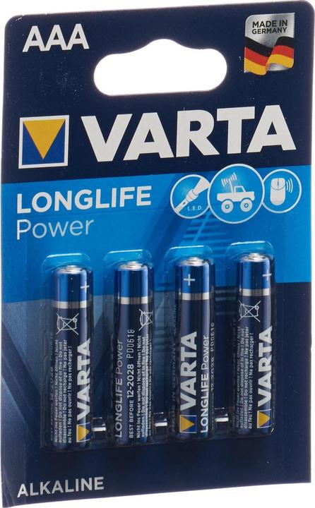 Image du produit Varta une puissance durable (4 pcs, AAA, 1240 mAh)