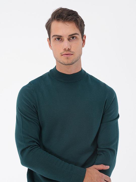 Actual product image Drykorn Round Neck Arwon Pullover Fine Knit Green (M)