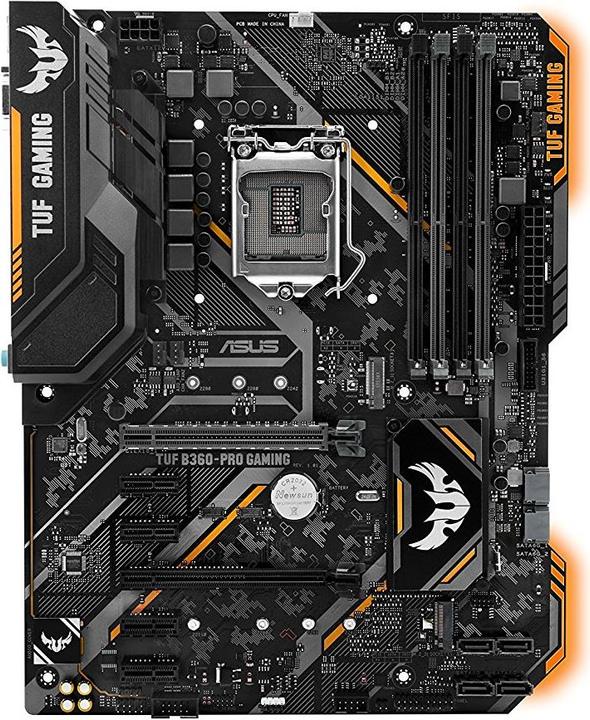 Image du produit ASUS TUF B360-Pro Gaming (LGA 1151, Intel B360, ATX)