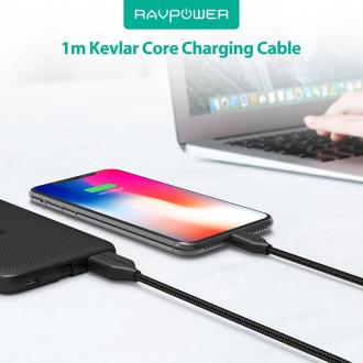 Image du produit RAVPower USB - Micro-USB-Kabel RP-CB016 - 0,9 m, weiss (0.90 m)