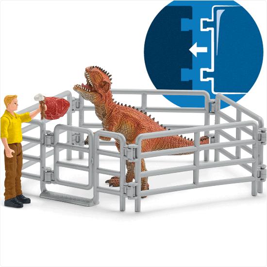 Produktbild Schleich Geländewagen mit Dino-Aussenposten