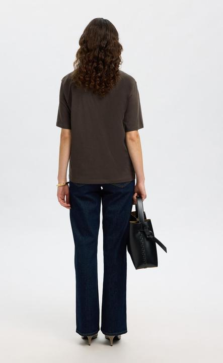 Actual product image Selected Femme Slfvilja Ss Printed Tee W Noos (XS)