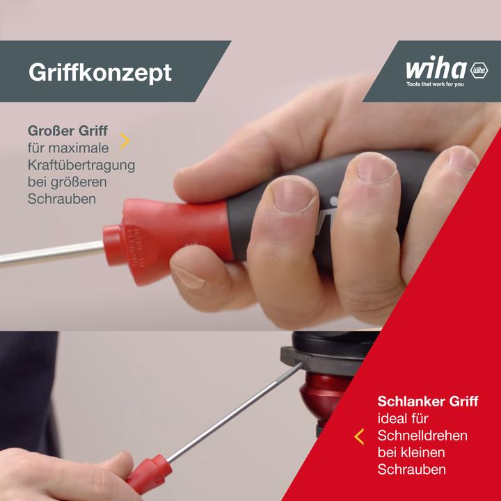 Produktbild Wiha SoftFinish (Pozidriv-Kreuzschlitz (PZ), Schlitzschrauben)
