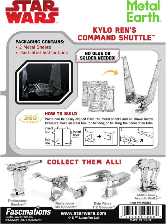 Produktbild Metal Earth Kylo Ren's Command Shuttle