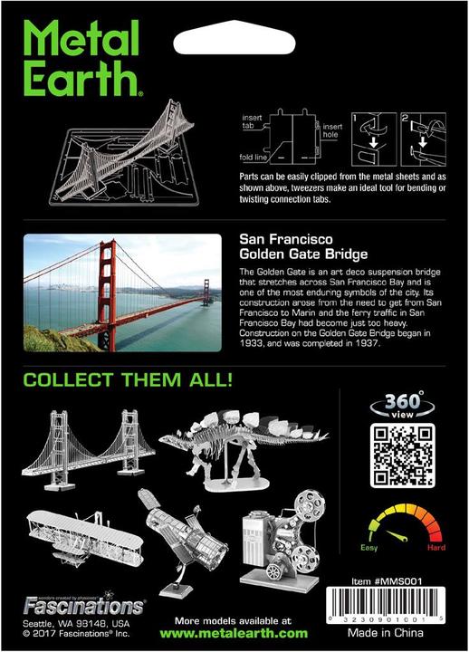 Produktbild Metal Earth Golden Gate Bridge