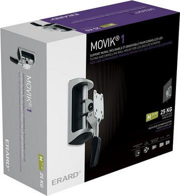 Image du produit Erard Movik 400TW1, Support TV mural à 2 axes (19-42 pouces) (Mur, 42", 25 kg)
