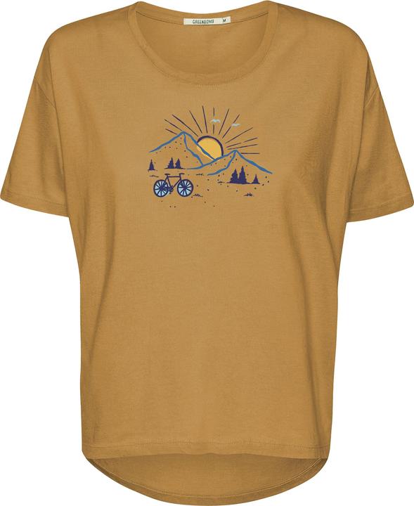Actual product image Greenbomb Women's Nature Sunset Ride Feel T-Shirt (L)