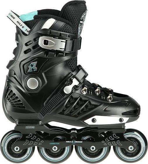 Produktbild Nils Rollschuhe NA20001 Schwarz GRÖSSE 37 SLALOM INLINE SKATES EXTREME (37)