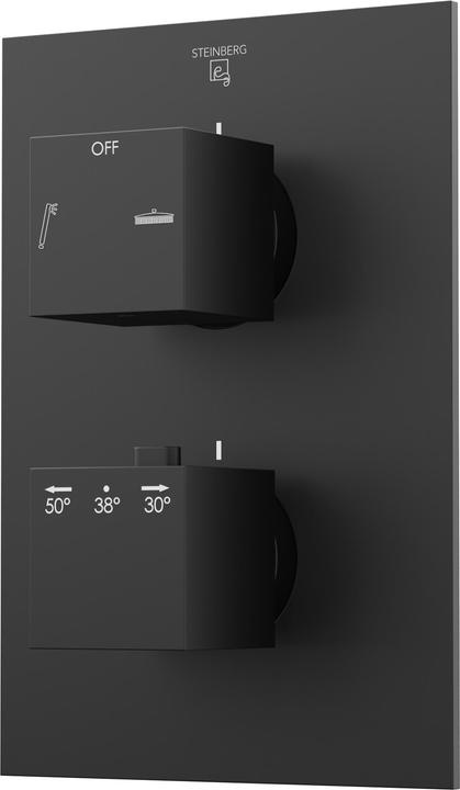 Actual product image Steinberg 160 series shower / bath faucet, ready-mounted set, concealed, two consumers, 16041333