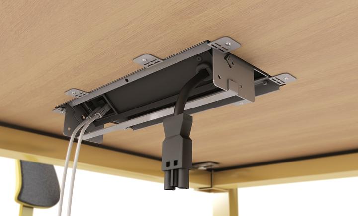 Immagine prodotto IB Connect Prese CUBOBOX. nere S a 3 vie 1x tipo 13 1x USB-A/C 1x vuoto (1 x, USB, Tipo 13)