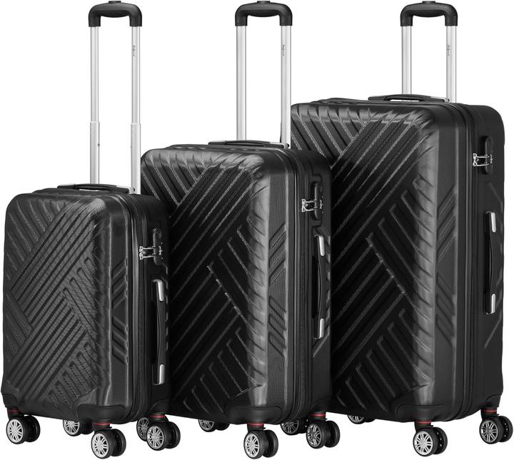 Zelsius 3-teiliges Hartschalenkoffer-Set (Handgepäck (bis 50l))