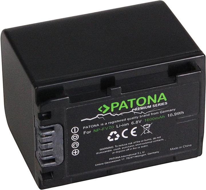 Actual product image Patona Sony NP-FV70 (Camera battery)