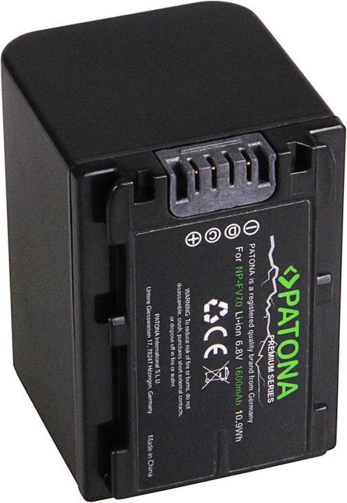 Actual product image Patona Sony NP-FV70 (Camera battery)