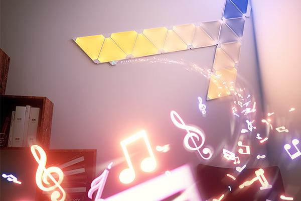 Actual product image Nanoleaf Aurora Rhythm