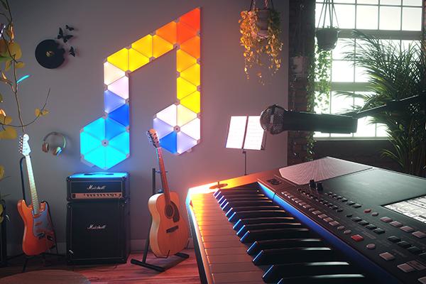 Actual product image Nanoleaf Aurora Rhythm