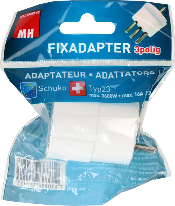 Actual product image Max Hauri Fixadapter (Type 23, CEE 7/7)
