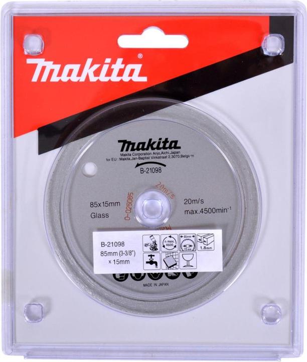 Actual product image Makita Diamond saw blade Ø 85x15 mm Glass
