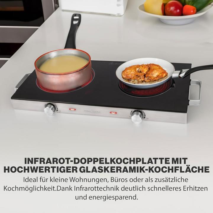 Actual product image Nenurodyta Proficook electric stove PC-DKP 1211 2 burners 2800W