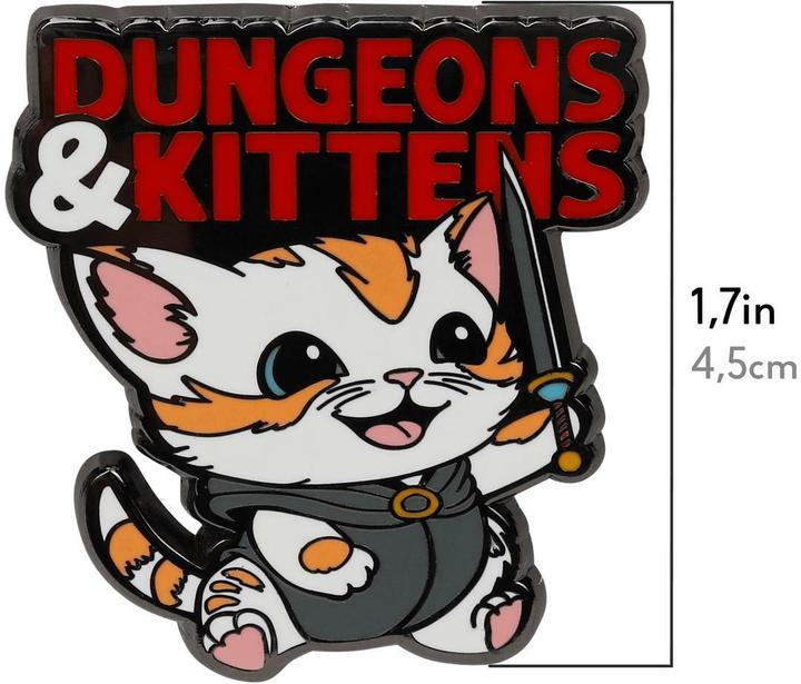 Produktbild Glass Staff Anstecker Dungeons und Kittens Mehrfarbig