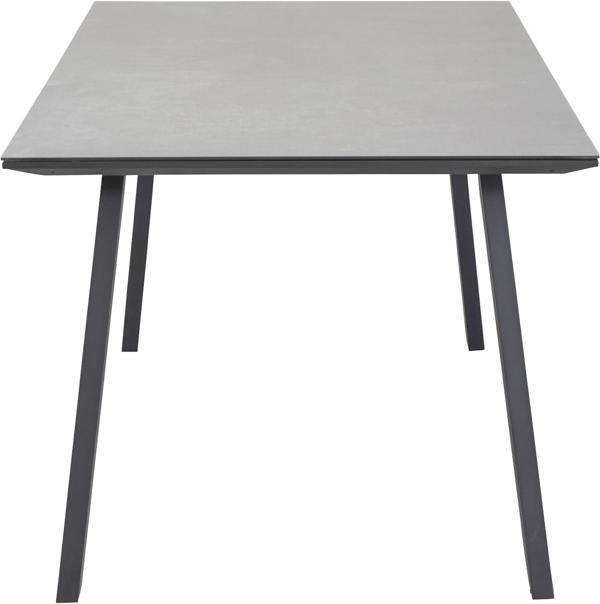 Actual product image LC Garden Sunrest dining table aluminium/glass ceramic concrete look 180x90 cm (90 cm)
